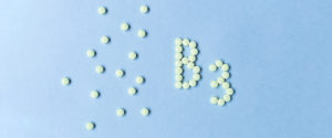 image of vitamin b3 in dots