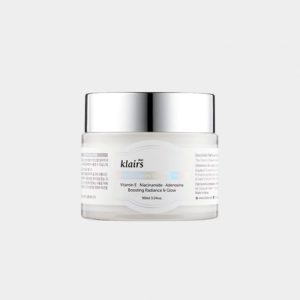 Jar of the klairs freshly juiced vitamin e mask: One of the Best Korean skincare products 