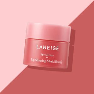 Pink jar of the laneige lip sleeping mask: One of the Best Korean skincare products 