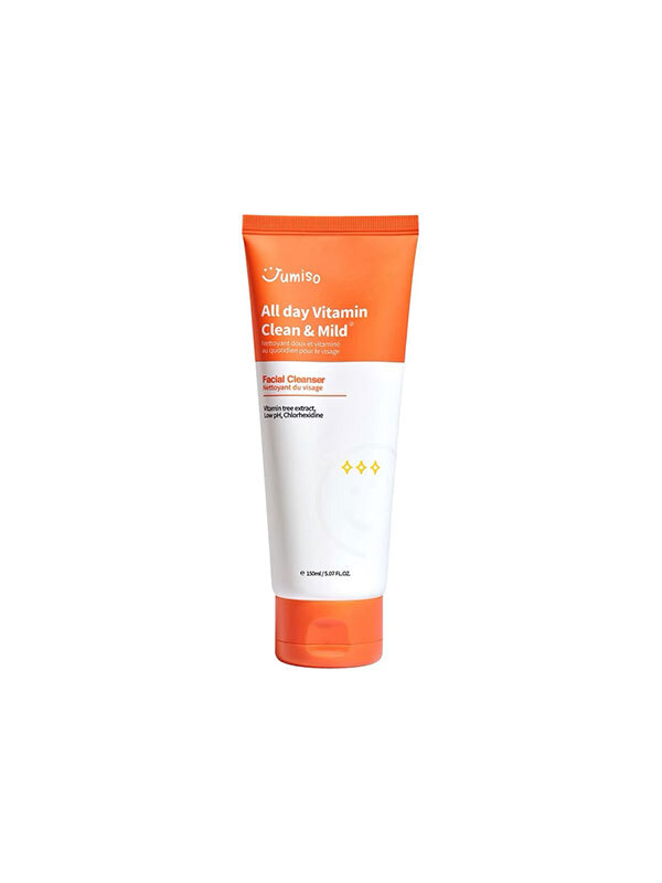 Jumiso all day vitamin clean and mild (Orange and white tube) :  one of the best Korean cleansers for oily, acne-prone skin