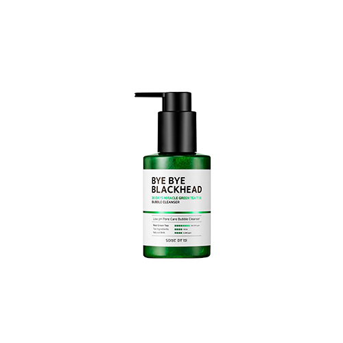 The Some By Mi Bye Bye blackhead cleanser (Green, white and black pump bottle):  one of the best Korean cleansers for oily, acne-prone skin
