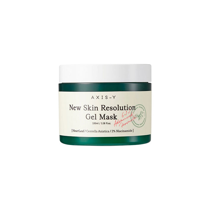 axis-y new skin resolution gel mask, one of the best k-beauty masks for dull-looking skin