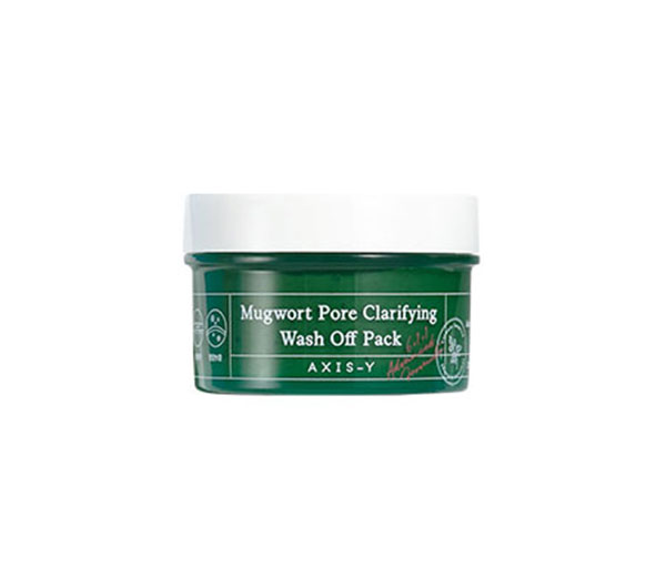 Image showing AXIS-Y Mugwort Pore Clarifying Wash Off Mask for anti-aging skincare routine